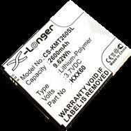 Batterie pour smartphone Frei Battery 10323 Kazam Li-Po