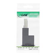 Adaptateur de cordon de raccordement en ligne Cat.6A RJ45 coudé vers le haut