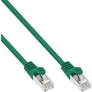 Câble de raccordement en ligne SF/UTP Cat.5e vert 0,5 m