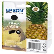 Epson 604 noir d'origine 3,4 ml