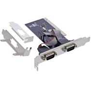 Carte contrôleur multi-E/S PCI InLine 2 ports série DB9