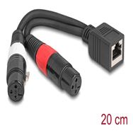 Câble audio Delock - XLR3 femelle vers RJ-45 femelle