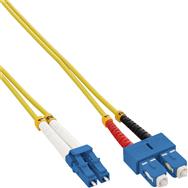 Câble fibre optique duplex InLine LC/SC 9/125 µm - OS2 - 25 m