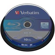 Verbatim 10 x BD-R - 25 Go 6x