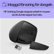HP 920 Ergonomic Wireless Mouse: Right-hand, Vertical Design, 4000 DPI