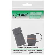 Raccord InLine Cat.6A - étanche IP68 - 2x RJ45 F/F - 1:1