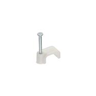 Lot de 100 serre-câbles carrés InLine de 8 mm, blancs