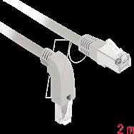 Câble patch Delock - RJ-45 (M) coudé vers le bas vers RJ-45 (M) droit