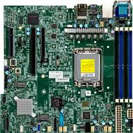Supermicro MBD-X13SCH-F, Intel, LGA 1700, Intel® Pentium®, Intel® Xeon®, DDR5-SDRAM, 128 Go, DIMM