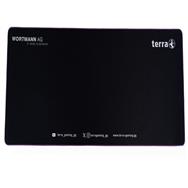 TERRA Mousepad XXL NEON Gaming black/purple lila Umkettelung 900 x 400 3