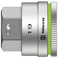 Wera 05003829001, Douille, 1/2", métrique, 1 tête(s), 19 mm, acier au chrome-vanadium