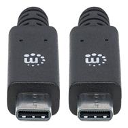 Câble USB-C vers USB-C Manhattan 1 m 10 Gbit/s