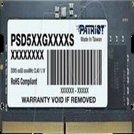 PATRIOT Memory Signature PSD58G480041S - 8 GB - 1 x 8 GB - DDR5 - 4800 MHz - 262-pin SO-DIMM
