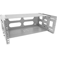 Rack pliable InLine 19" - 4U - Profondeur 24-40 cm - avec couvercle - gris