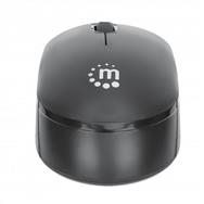 Manhattan Performance III Wireless Mouse - Black - 1000dpi - 2.4Ghz (up to 10m) - USB - Optical - Ambidextrous - Three Button with Scroll Wheel - USB nano receiver - AA battery (not included) - Low friction base - Three Year Warranty - Retail Box - Ambidextrous - O