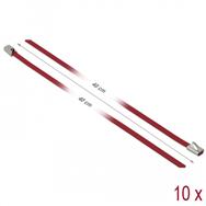 Serre-câbles Delock - 40 cm - rouge (lot de 10)