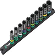Wera 9607, Jeu de douilles à chocs, Multicolore, 10 têtes, 3/8", Métrique, 10, 13, 15, 16, 17, 18, 19, 21, 22, 24 mm