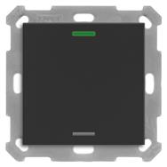 Bouton poussoir KNX MDT BE-TAL55T106.01 simple avec capteur de température