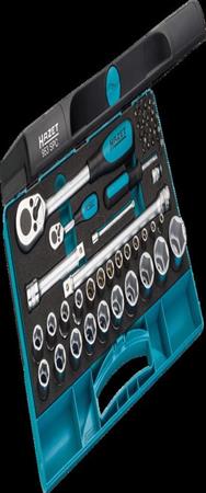 HAZET 953SPC Jeu de 47 douilles noires/bleues