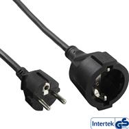 Rallonge InLine Power - noir - 5 m - avec sécurité enfant