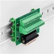 Adaptateur série Delock - DB-25 (M) vers bornier 26 broches