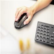 Cherry DW 9500 SLIM - Sans fil - RF sans fil + Bluetooth - Interrupteur à clé ciseaux - QWERTY - Noir - Gris - Souris incluse