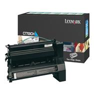 Lexmark Cyan High Yield Return Program Print Cartridge for C770/772 - 10000 pages - Cyan