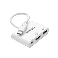 Adaptateur multiport celexon USB-C vers HDMI - USB-A - M/F blanc