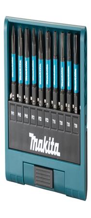 Makita E-12011 Impact Noir jeu d'embouts 10 pièces