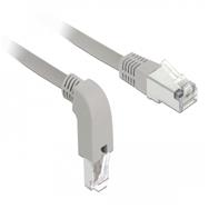 Câble patch Delock - RJ-45 (M) coudé vers le bas vers RJ-45 (M) droit