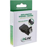 Adaptateur SATA InLine mâle/femelle coudé vers le bas