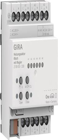 Contrôleur GIRA 213900 actionneur de chauffage 6f OneKNX REG