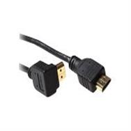 ACT 3 meters HDMI High Speed cable v2.0 HDMI-A male angled to HDMI-A male straight - 3 m - HDMI Type A (Standard) - HDMI Type A (Standard) - Black