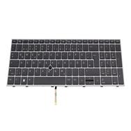 HP ET2WW000200LQSD Keyboard: German, Dark Grey/Grey with Backlight