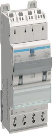 Disjoncteur différentiel Hager ADM470QC 4P 6 kA C-20 A 30 mA type A QC/QB