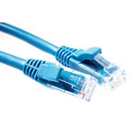 ACT Blue 1 meter U/UTP CAT6 patch cable component level with RJ45 connectors - 1 m - RJ-45 - RJ-45 - Blue