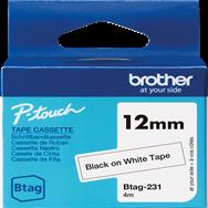 Brother BTAG-231 - Noir sur blanc
