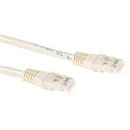 ACT Ivory 10 meter LSZH U/UTP CAT6A patch cable with RJ45 connectors - 10 m - Cat6a - U/UTP (UTP) - RJ-45 - RJ-45 - Ivory