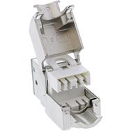 Prise RJ45 Keystone InLine - blindée - Cat.6A - verte, lot de 8