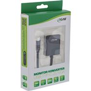 Convertisseur d'affichage USB InLine - USB-C mâle vers VGA femelle (DP Alt Mode)