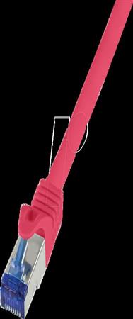 LogiLink C6A024S Câble patch Cat7 S/FTP 0,5 m Rouge