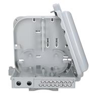 Boîtier terminal fibre optique gris 16 cœurs Extralink Emma V2
