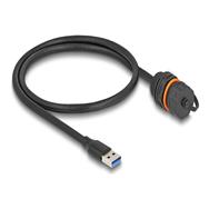 Câble d'extension USB Delock - Capuchon de protection USB Type A (M) vers USB Type A (F)