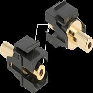 Insert modulaire Delock - mini-jack stéréo 3,5 mm