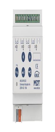 Actionneur universel MDT 4 voies 4TE REG 16A230VAC 100 15EVG AKU-0416.03