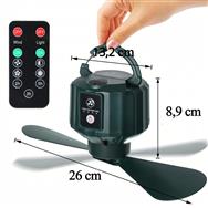 Ventilateur USB portable 2 en 1 FORÊT-NOIRE Extralink 1484