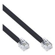 Câble modulaire InLine RJ11 mâle / mâle 6P4C 3 m