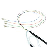 ACT 130 meter Multimode 50/125 OM3 indoor/outdoor cable 4 way with LC connectors - 130 m - OM3 - 4x LC - 4x LC