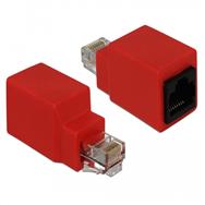 Adaptateur croisé Delock - RJ-45 (M) vers RJ-45 (F)