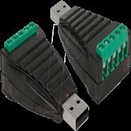 Adaptateur USB Delock - USB (M) vers bornier à 5 broches